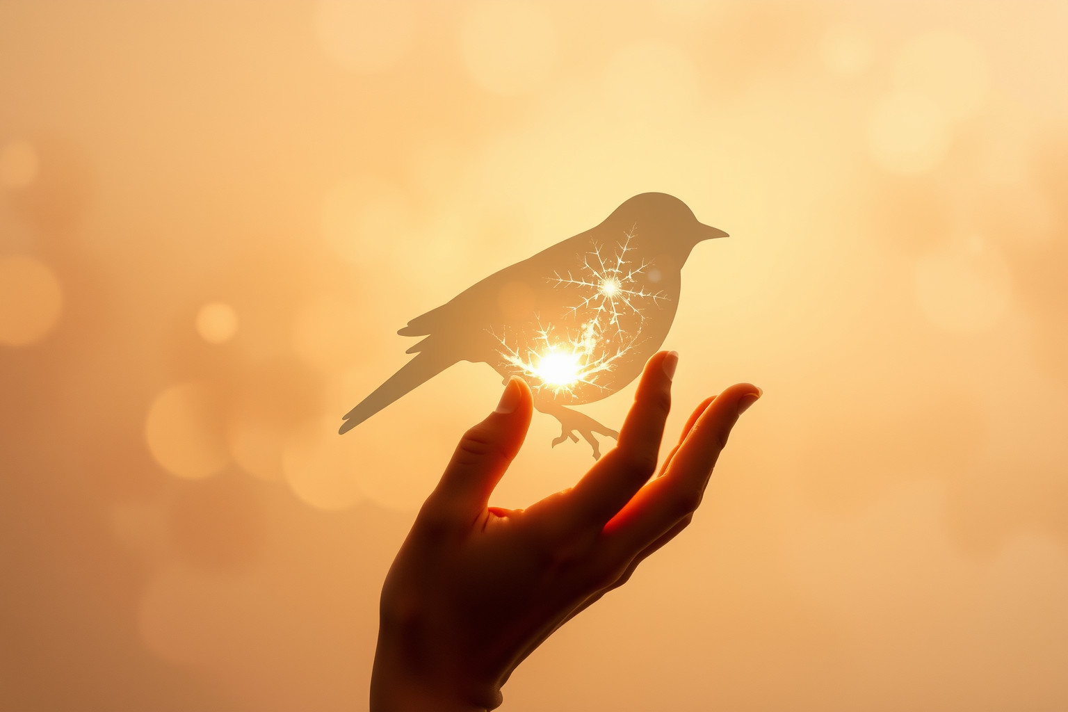 Il fagiano ferito simboleggia vulnerabilità e bisogno di compassione.