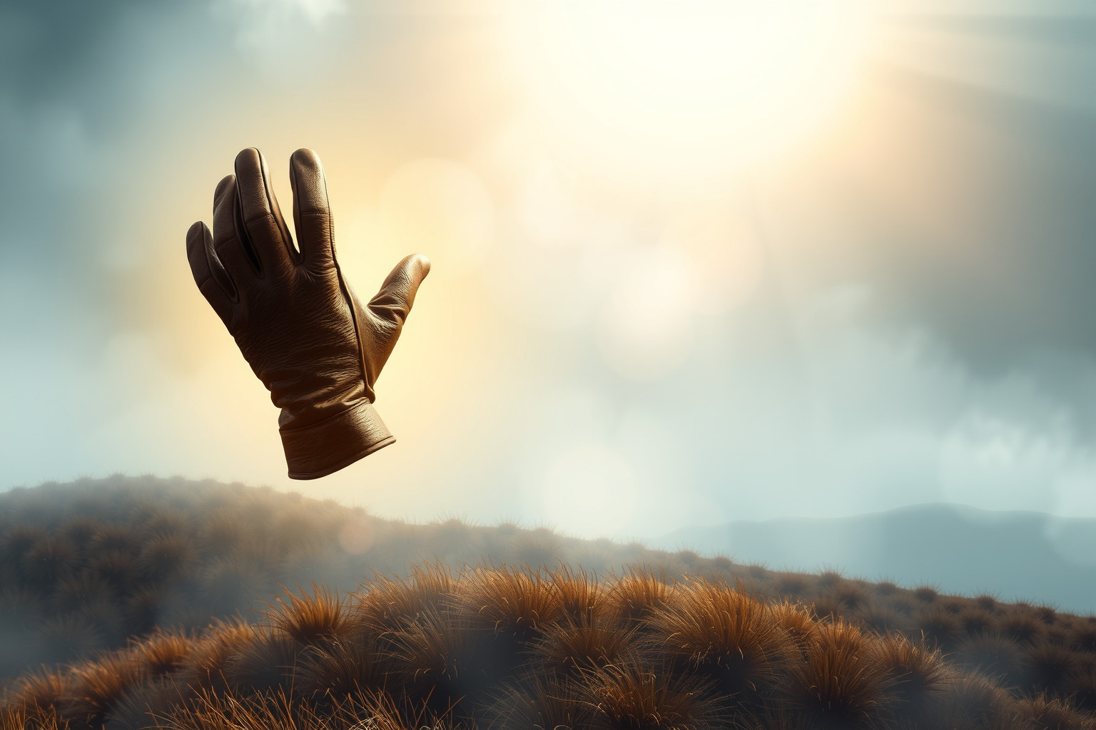 I guanti di pelle simboleggiano protezione e determinazione nelle sfide.