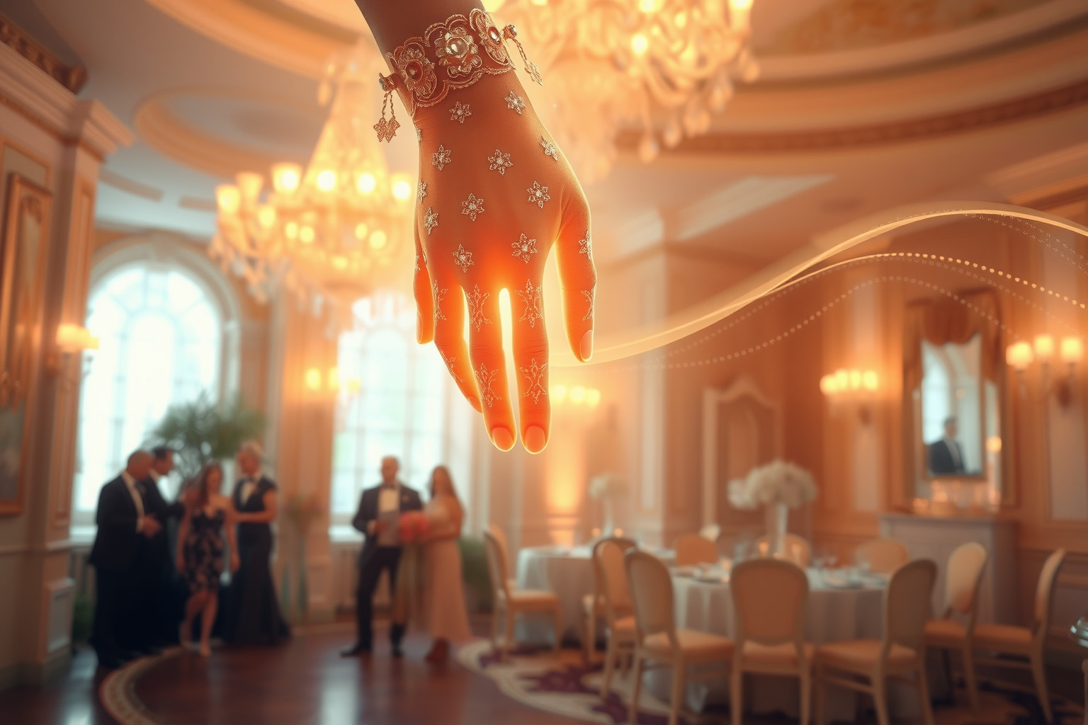 I guanti eleganti simboleggiano raffinatezza e desiderio di rispetto sociale.