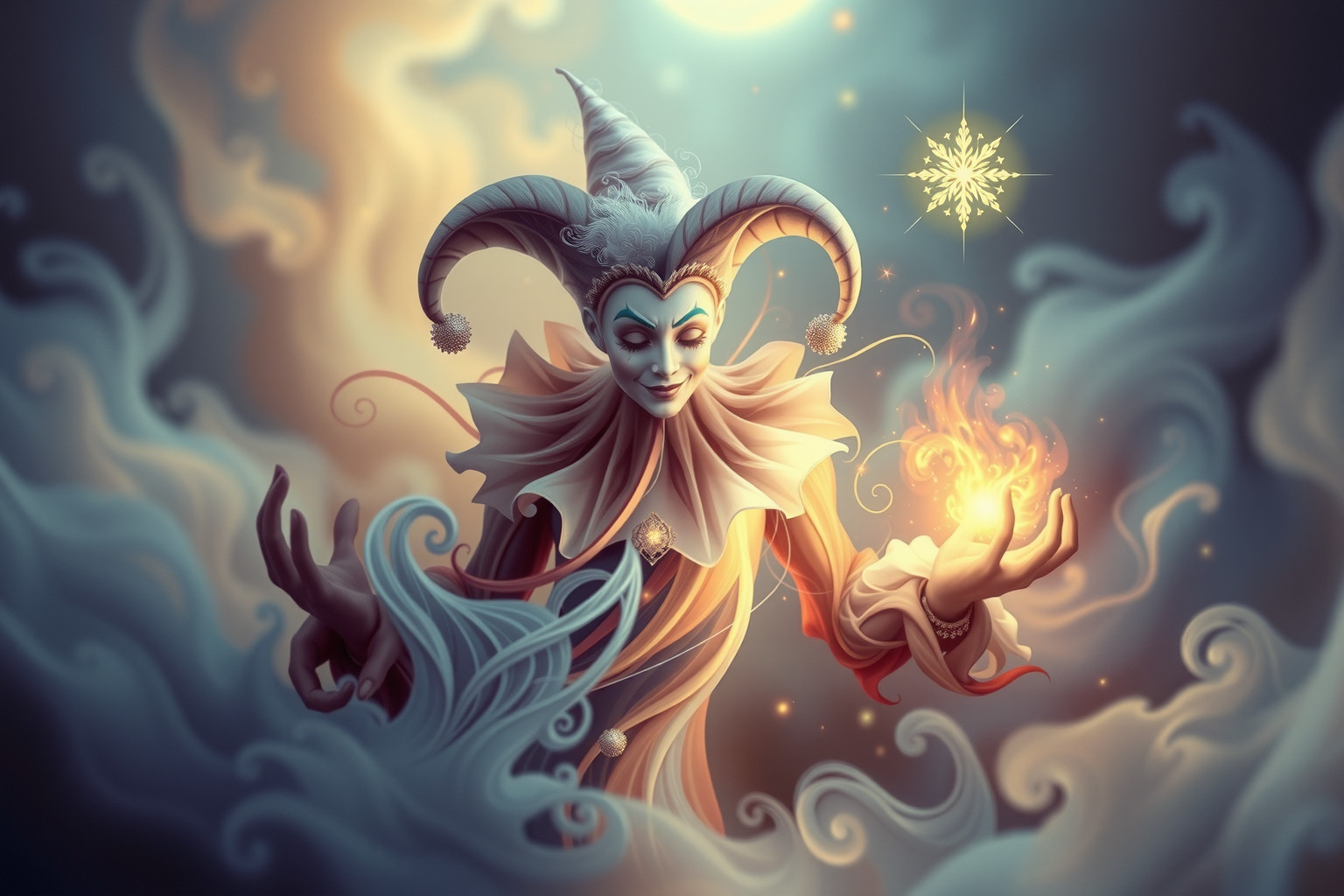 Il buffone simboleggia intuizione e forza nascosta nella guida interiore.