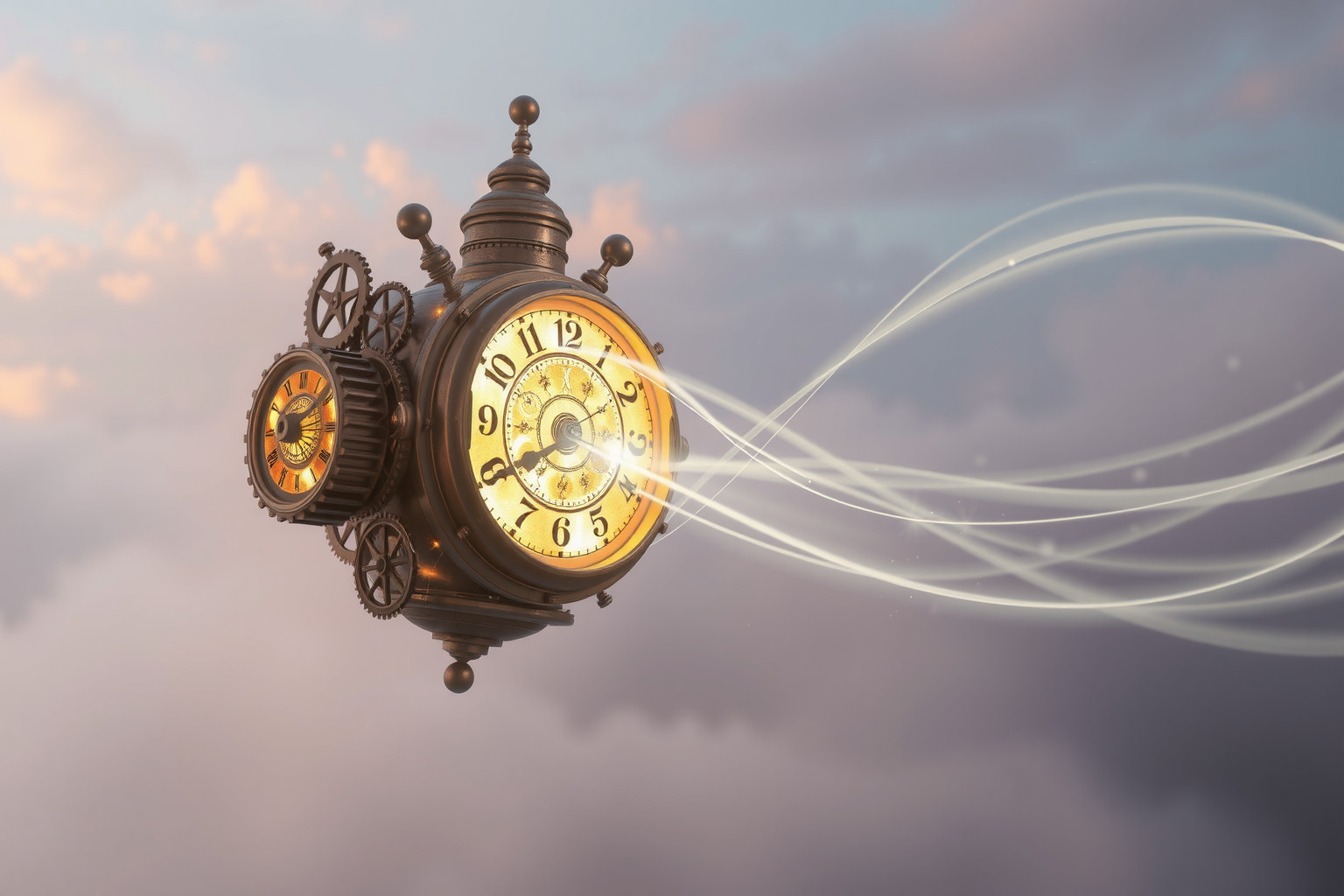 Il macchinario che controlla il tempo simboleggia controllo e destino.