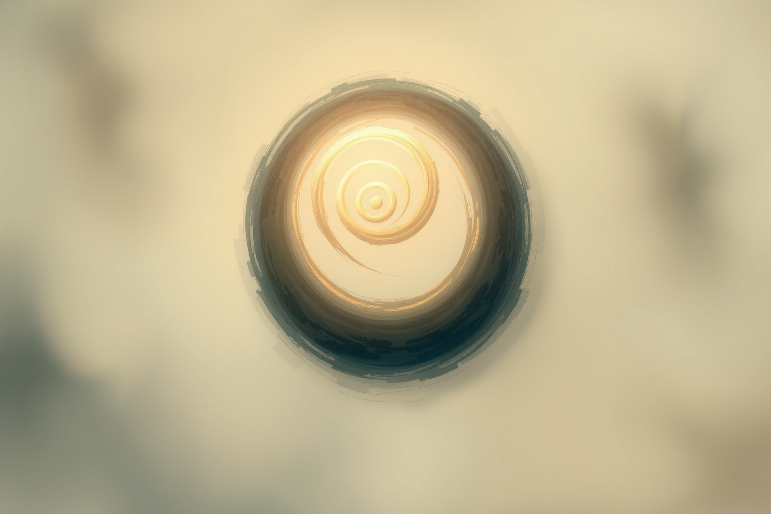 La molla avvolta simboleggia tensione emotiva e ansia nascosta.