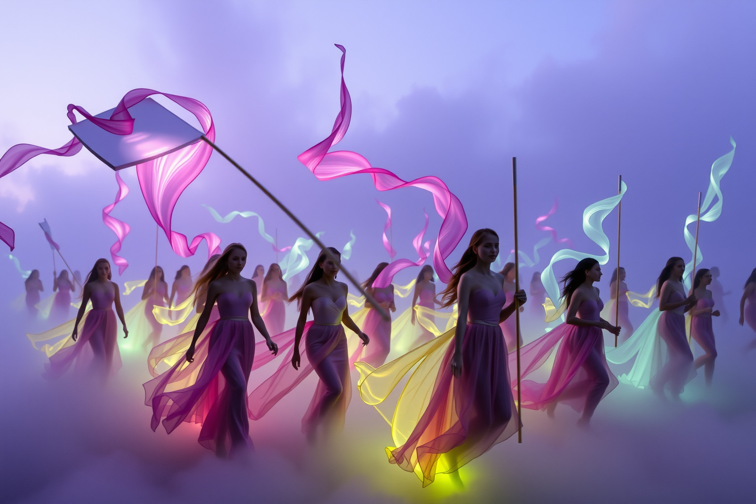 Partecipare attivamente a una parata simboleggia desiderio di riconoscimento pubblico.