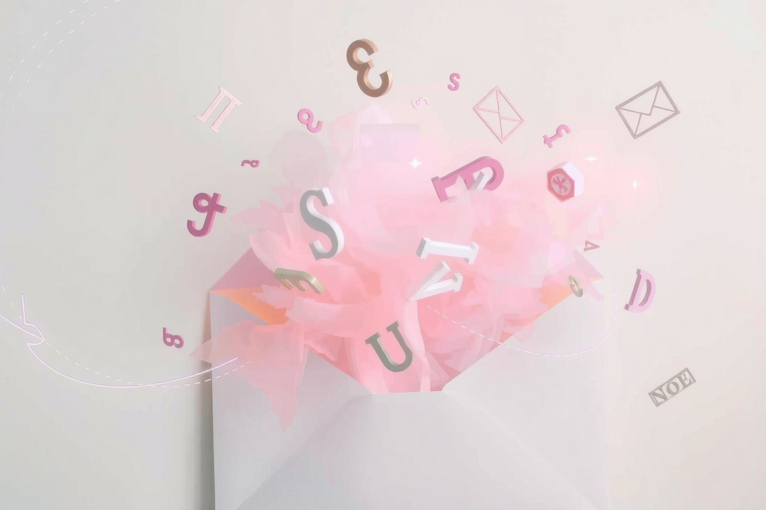 La calligrafia illeggibile nella posta aerea crea confusione interpretativa onirica.