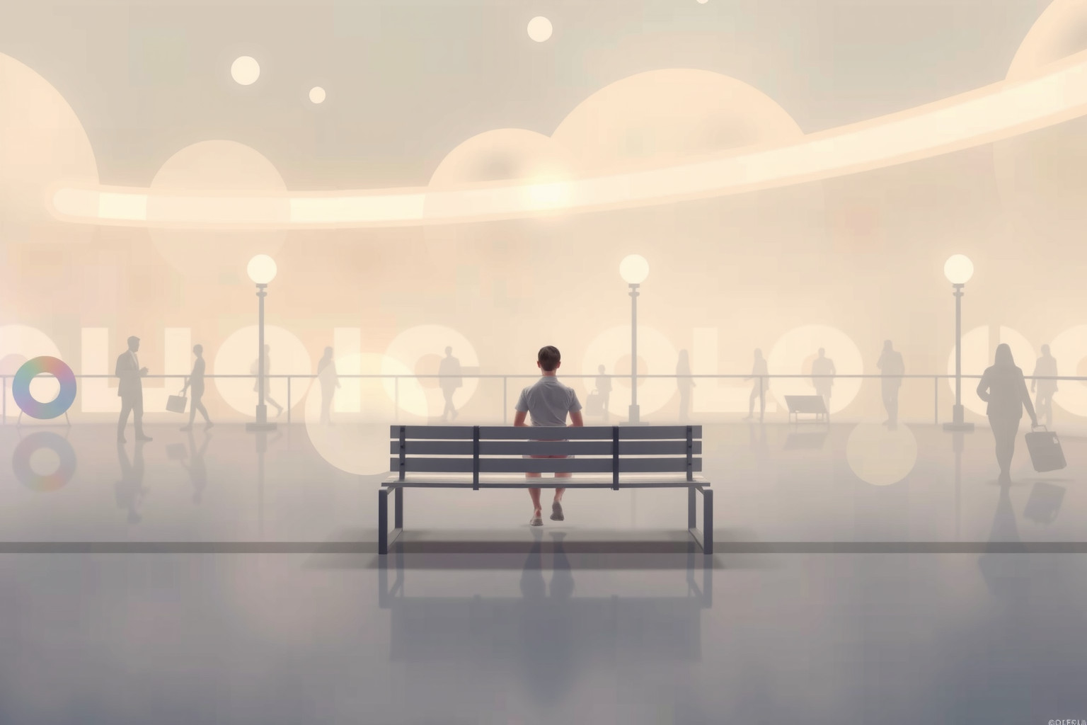 Sedersi in pubblico simboleggia accettazione sociale e presenza consapevole.