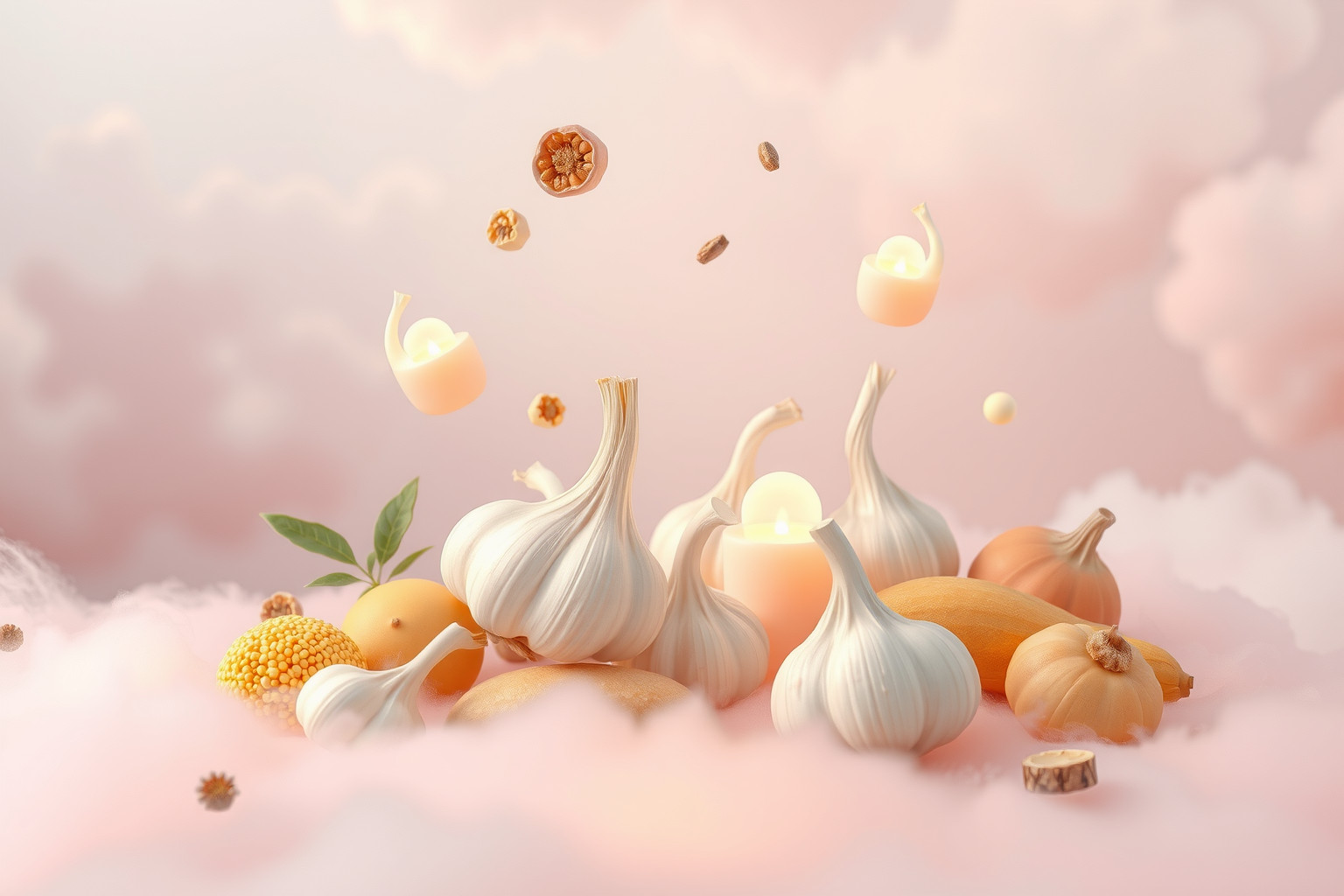Sognare aglio con altri cibi simboleggia protezione e salute.
