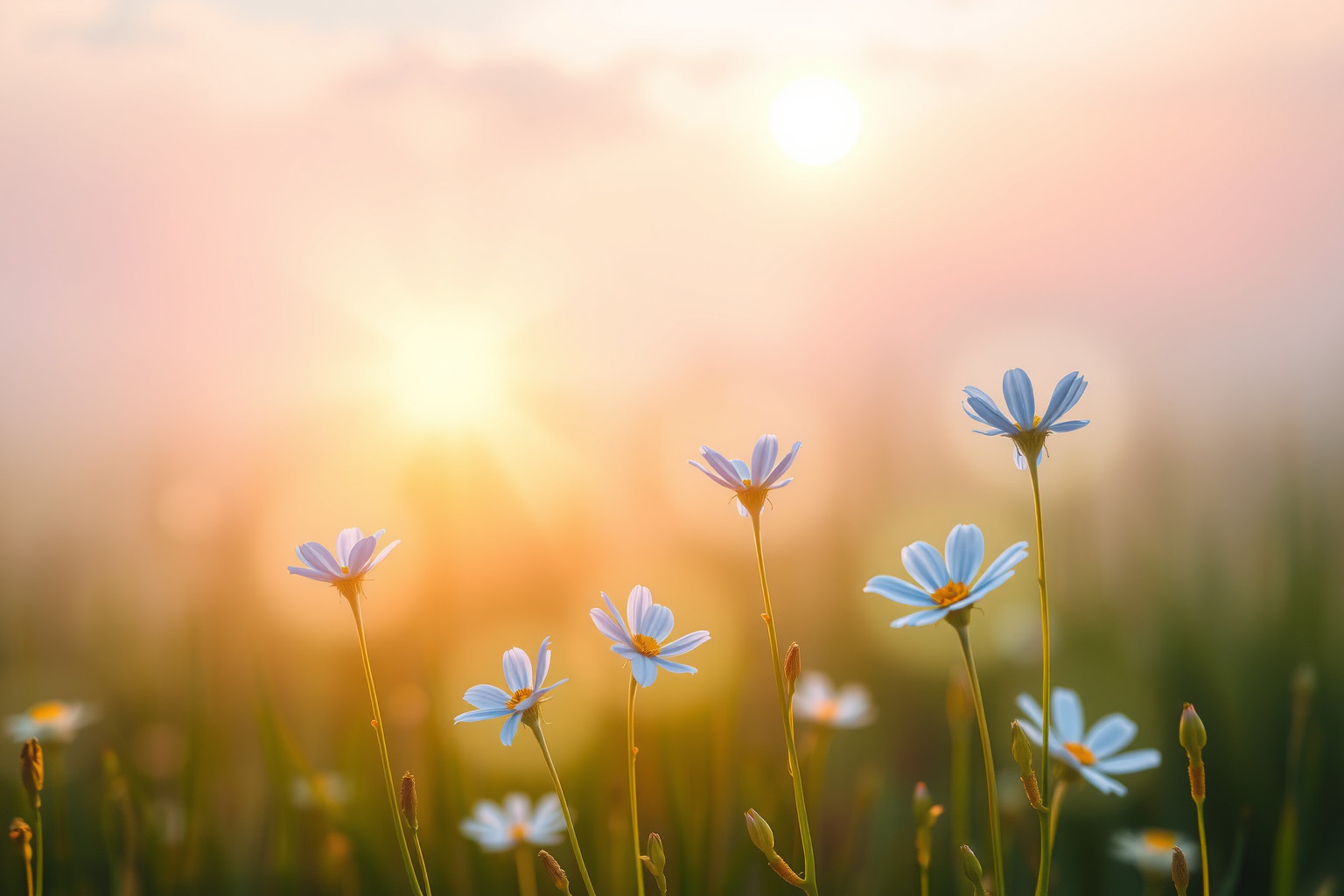 Sognare camassie blu illuminate simboleggia speranza e chiarezza interiore.