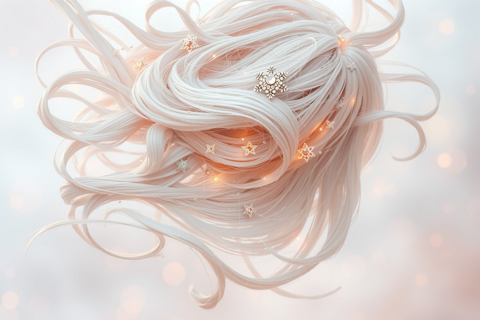 Sognare capelli decorati indica desiderio di esprimere creatività interiore.