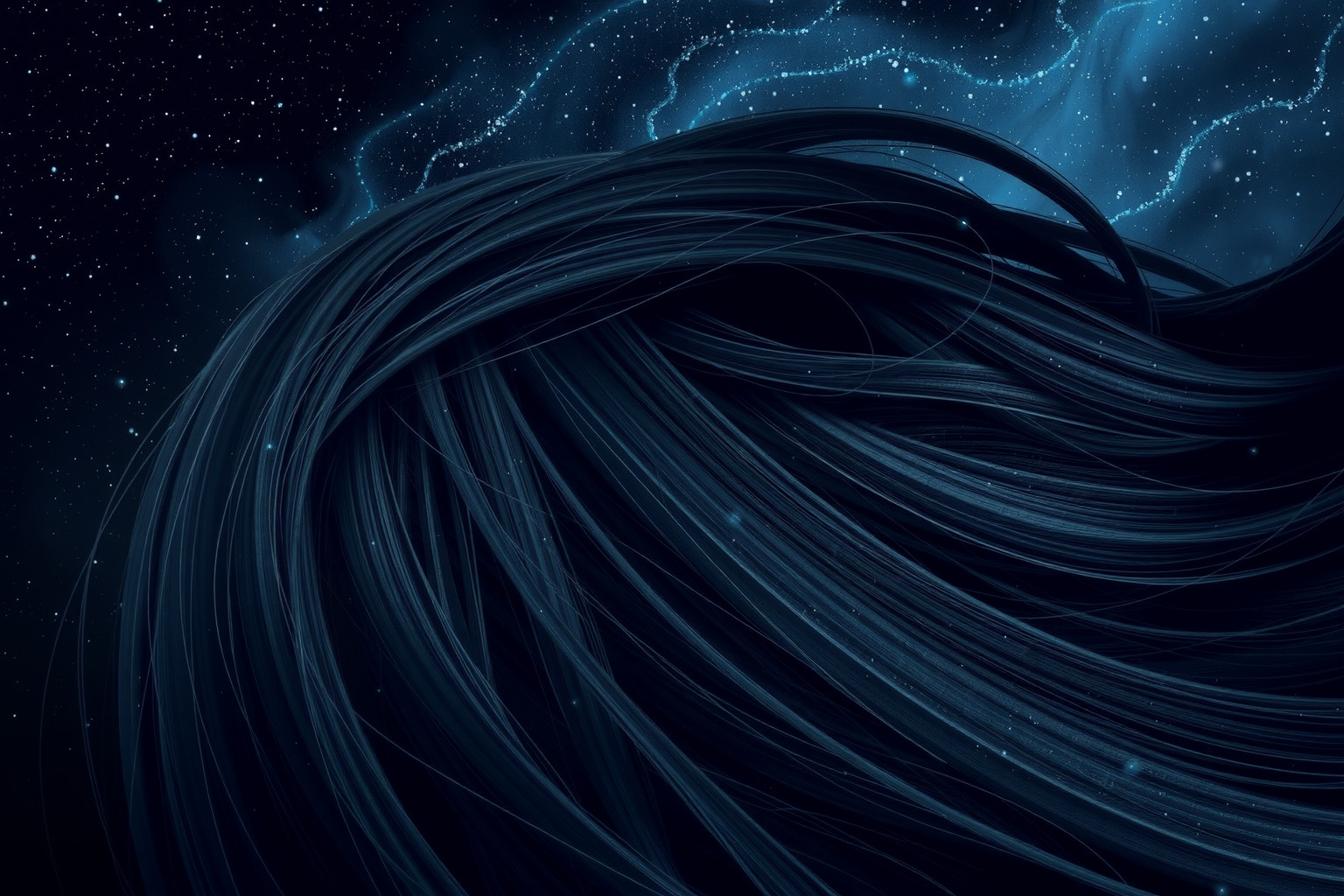 Sognare capelli neri simboleggia mistero e profondità emotiva nascosta.