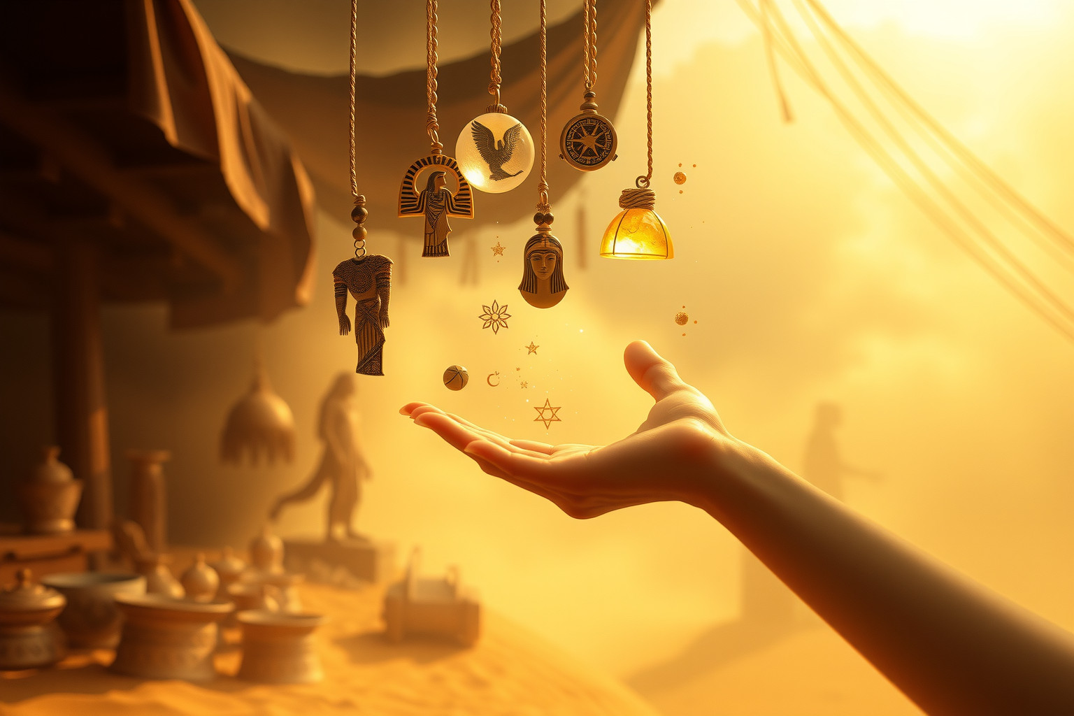 Sognare souvenir egizi simboleggia il desiderio di memoria eterna.