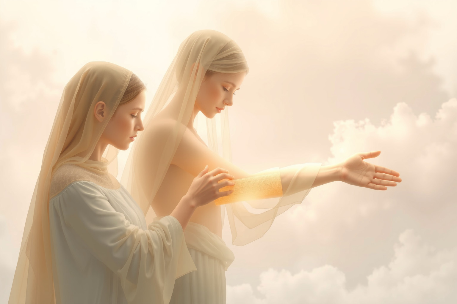 Sognare di bendare simboleggia guarigione e protezione interiore.