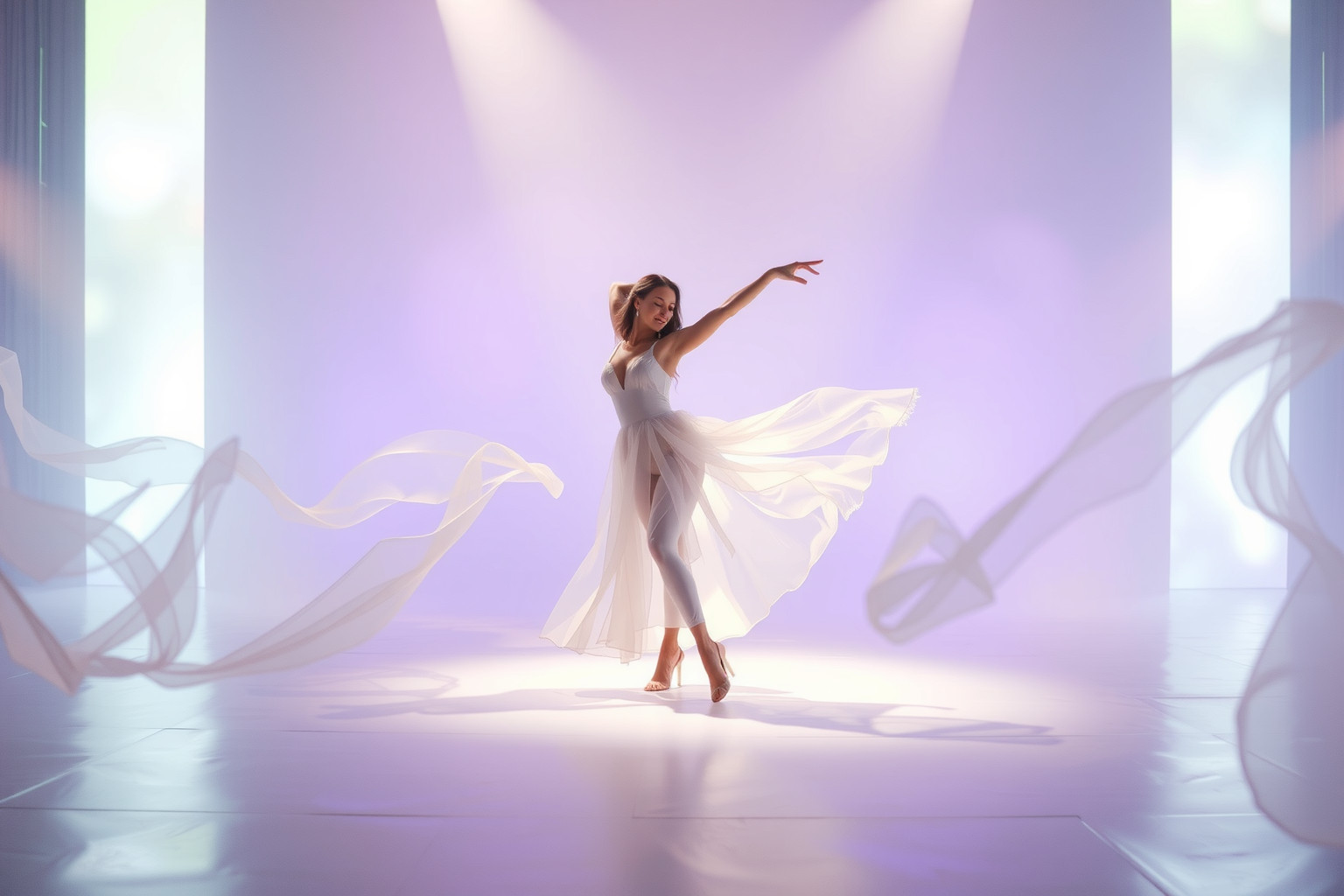 Sognare di ballare in pubblico senza paura simboleggia fiducia interiore.