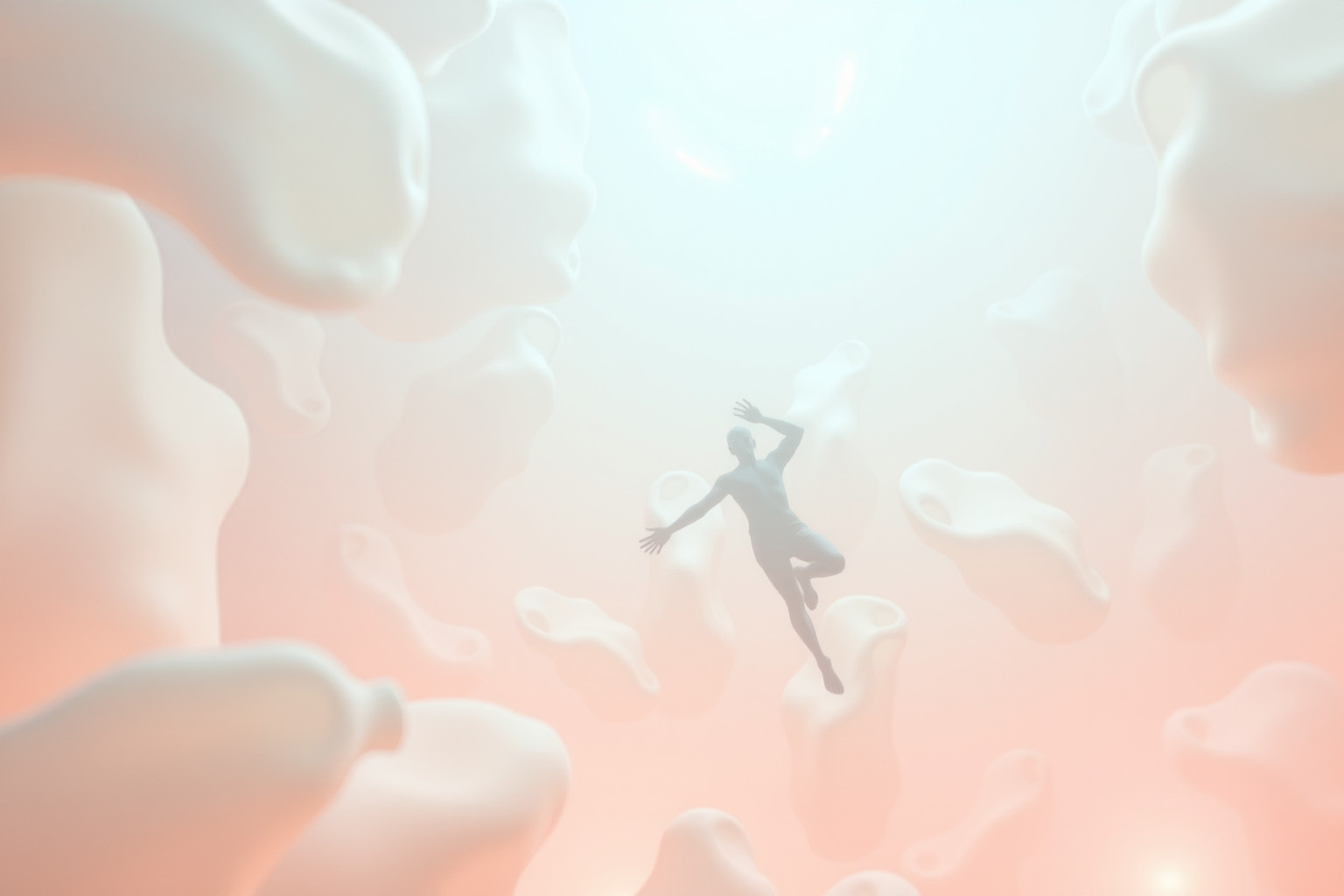 Sognare cadere nel vuoto riflette ansia e senso di impotenza.