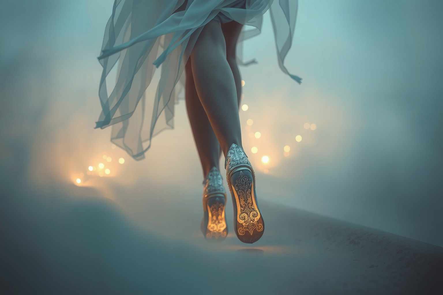 Sognare scarpe da sposa difficili simboleggia ostacoli nel percorso amoroso.