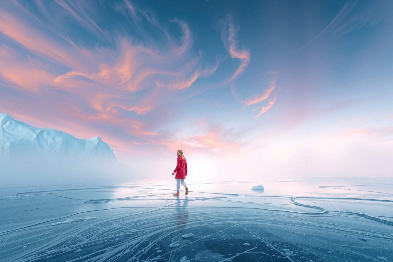 Sognare un ghiacciaio simboleggia emozioni nascoste e sfide interiori.