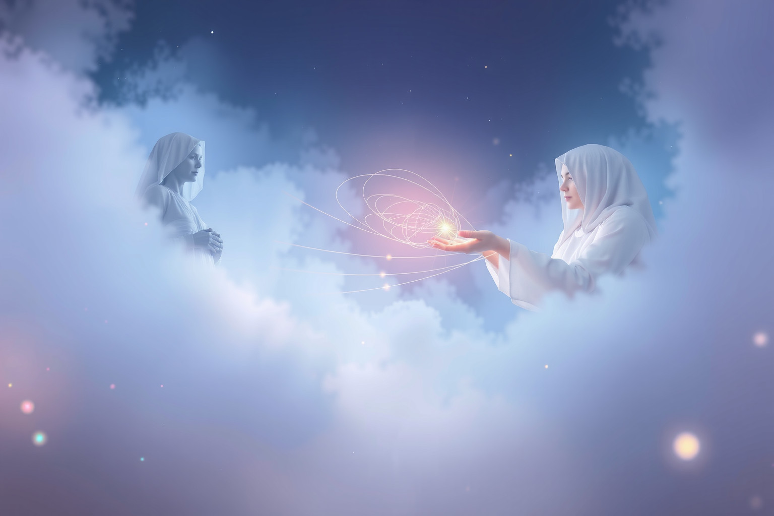 Sognare l'intercessione riflette il desiderio di aiuto spirituale.