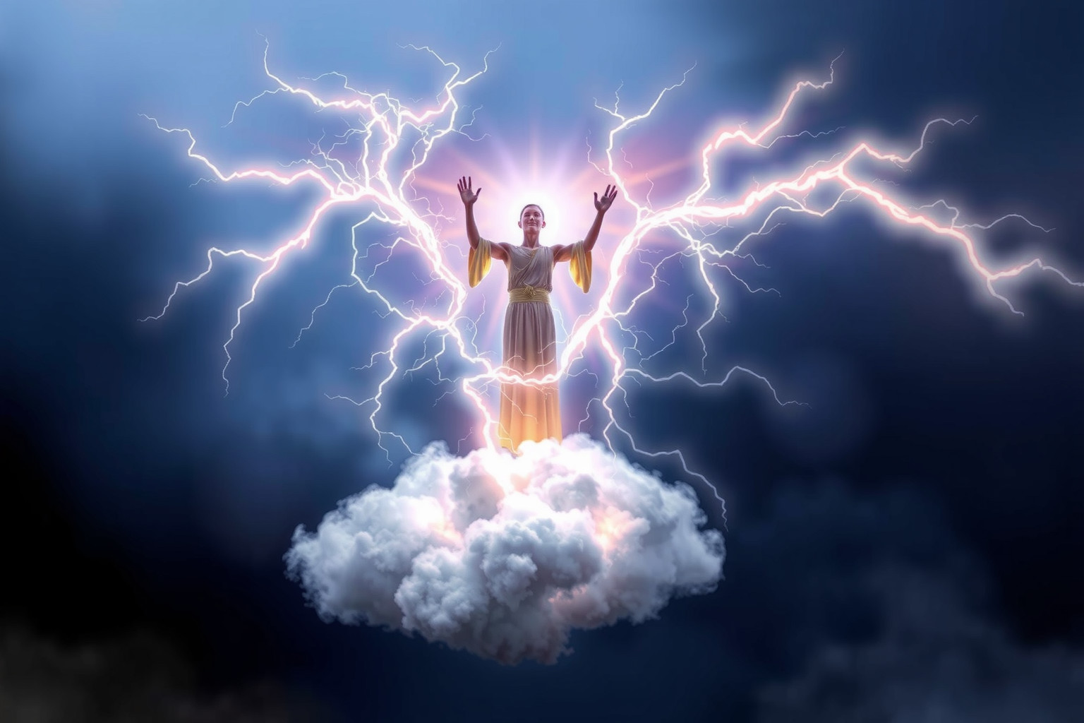 Sognare di controllare il tuono simboleggia potere interiore nascosto.