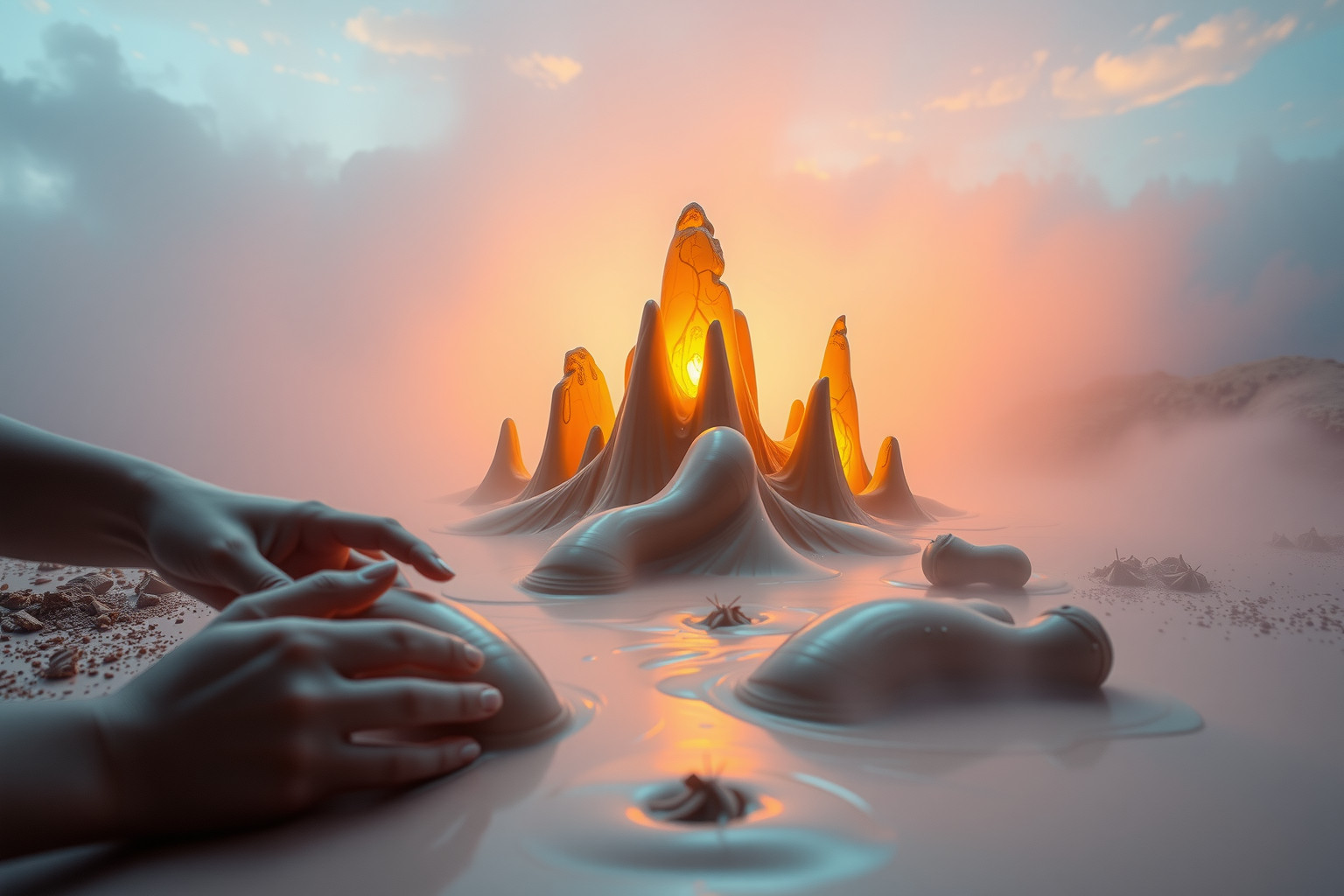 Sognare il fango simboleggia creatività nascosta e potenziale trasformativo.