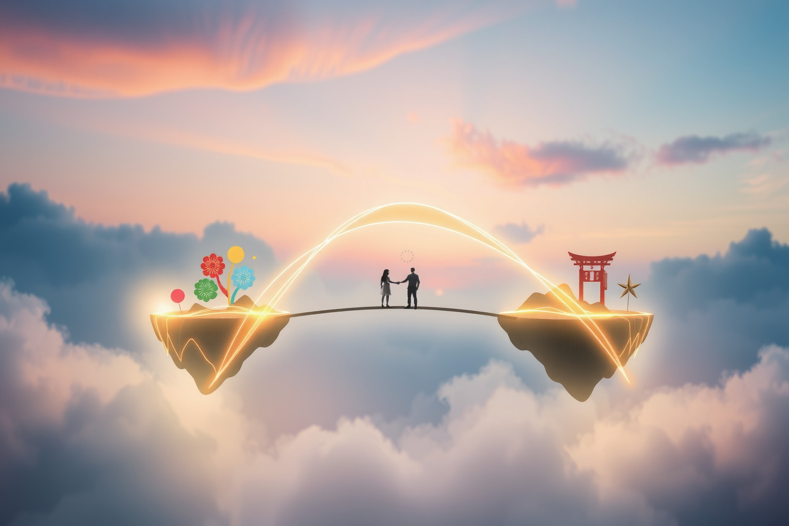 Sognare ponti simboleggia unione e comprensione tra culture diverse.