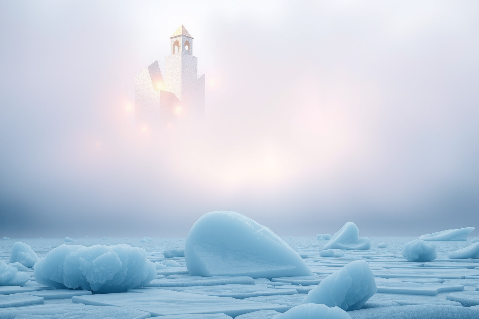 Sognare di costruire su un ghiacciaio simboleggia sfide interiori profonde.