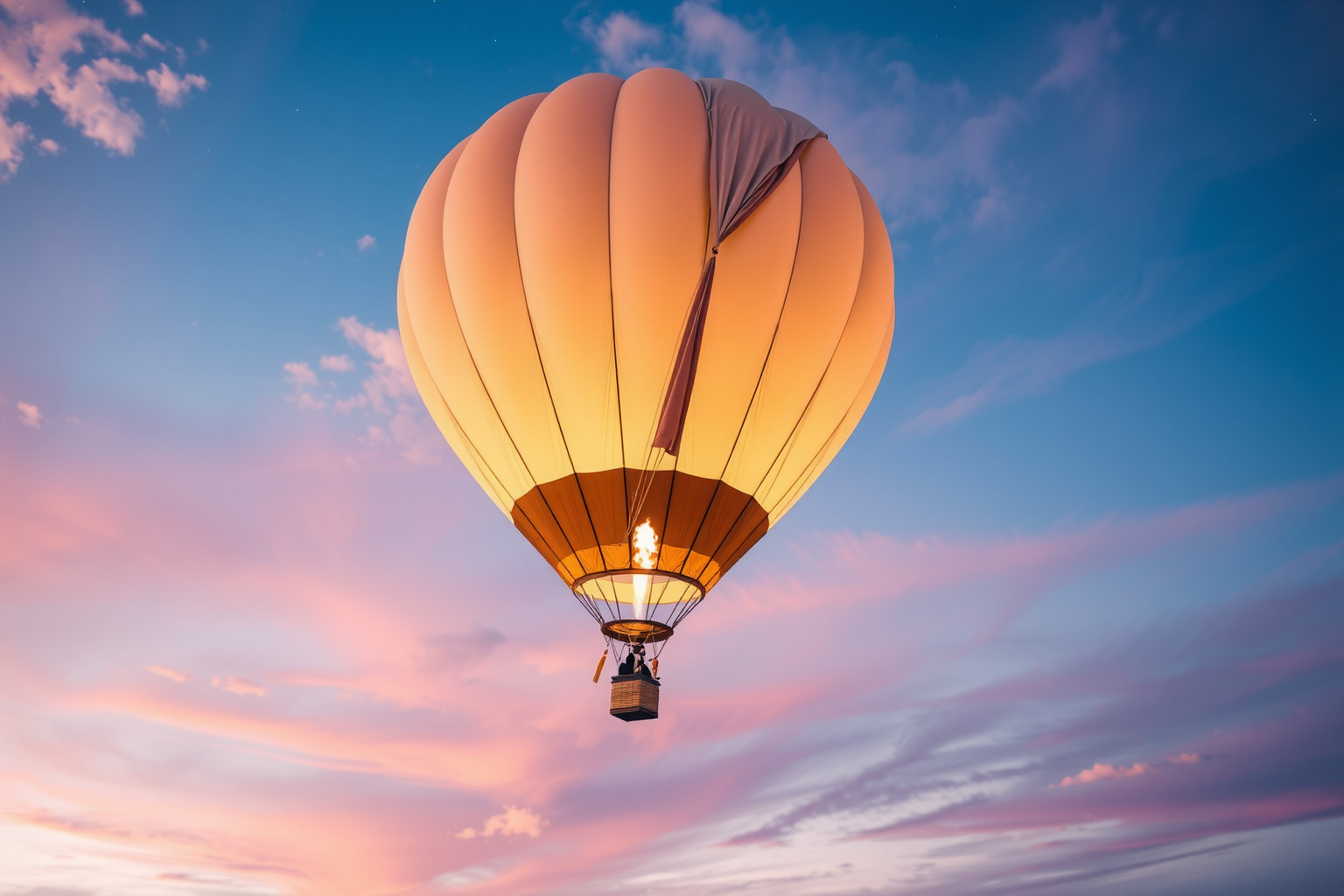 Sognare una mongolfiera simboleggia libertà e nuove prospettive.