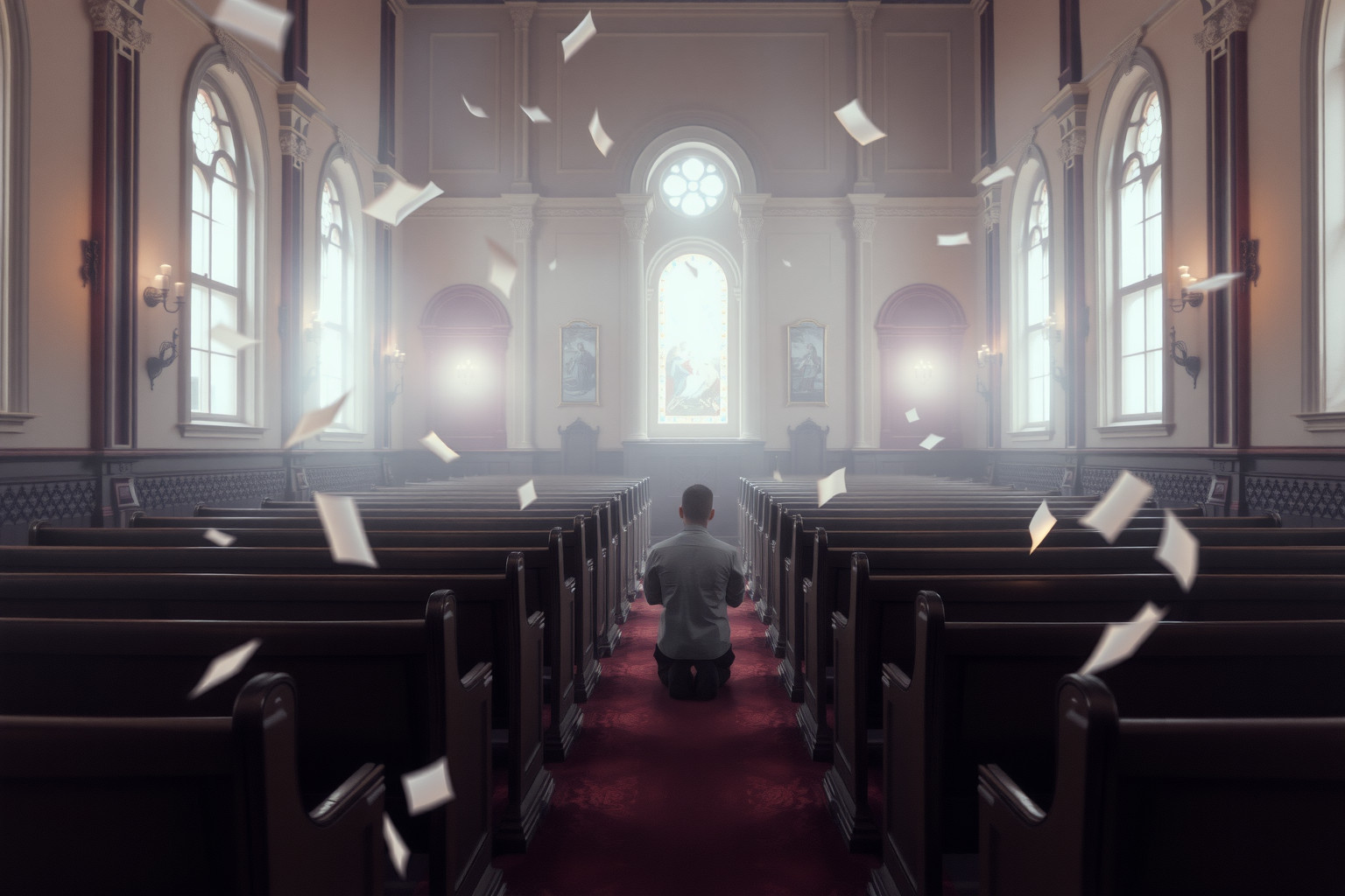 Sognare di dimenticare preghiere riflette insicurezza spirituale interna.