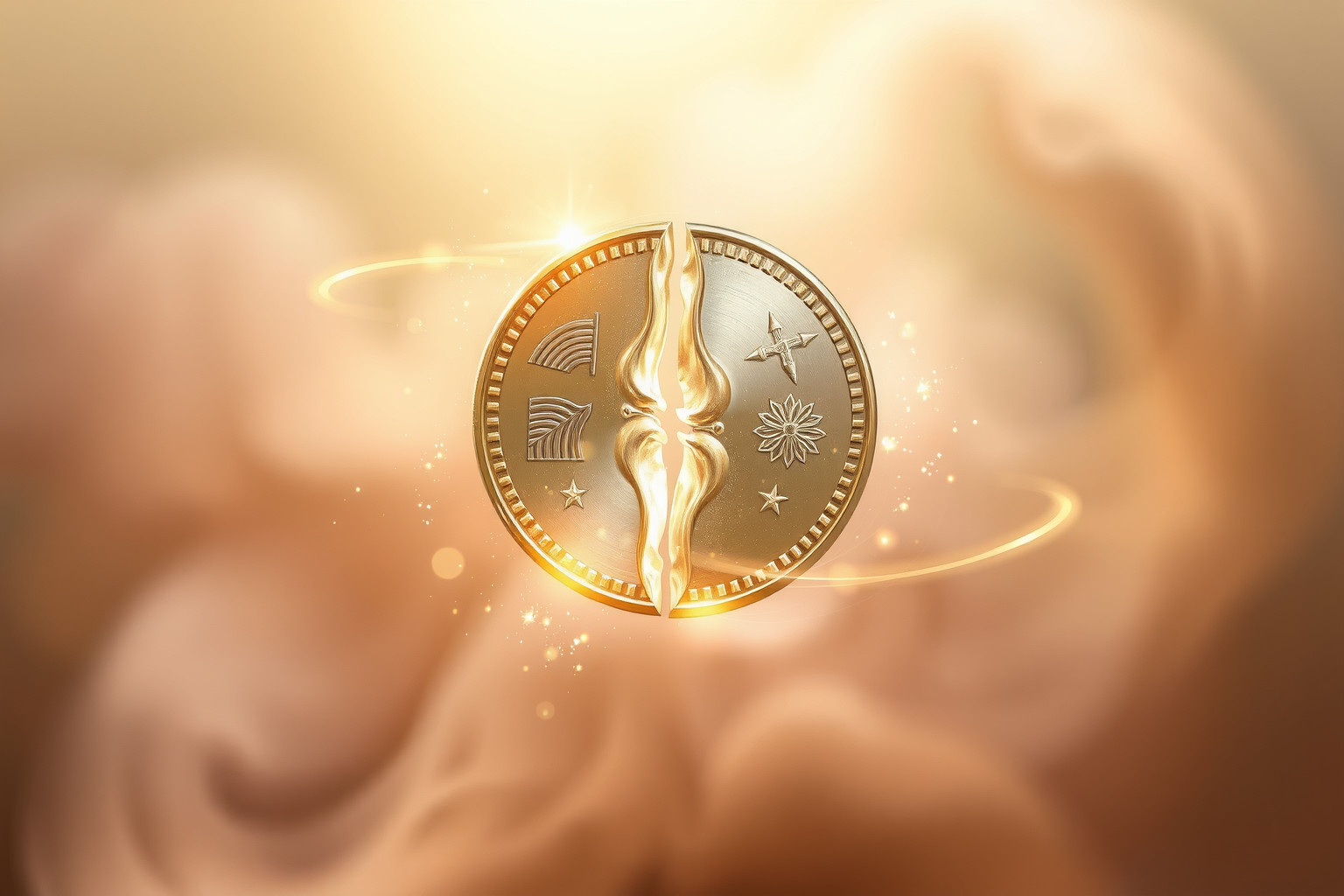 Sognare di dividere una moneta riflette scelte finanziarie e valore personale.