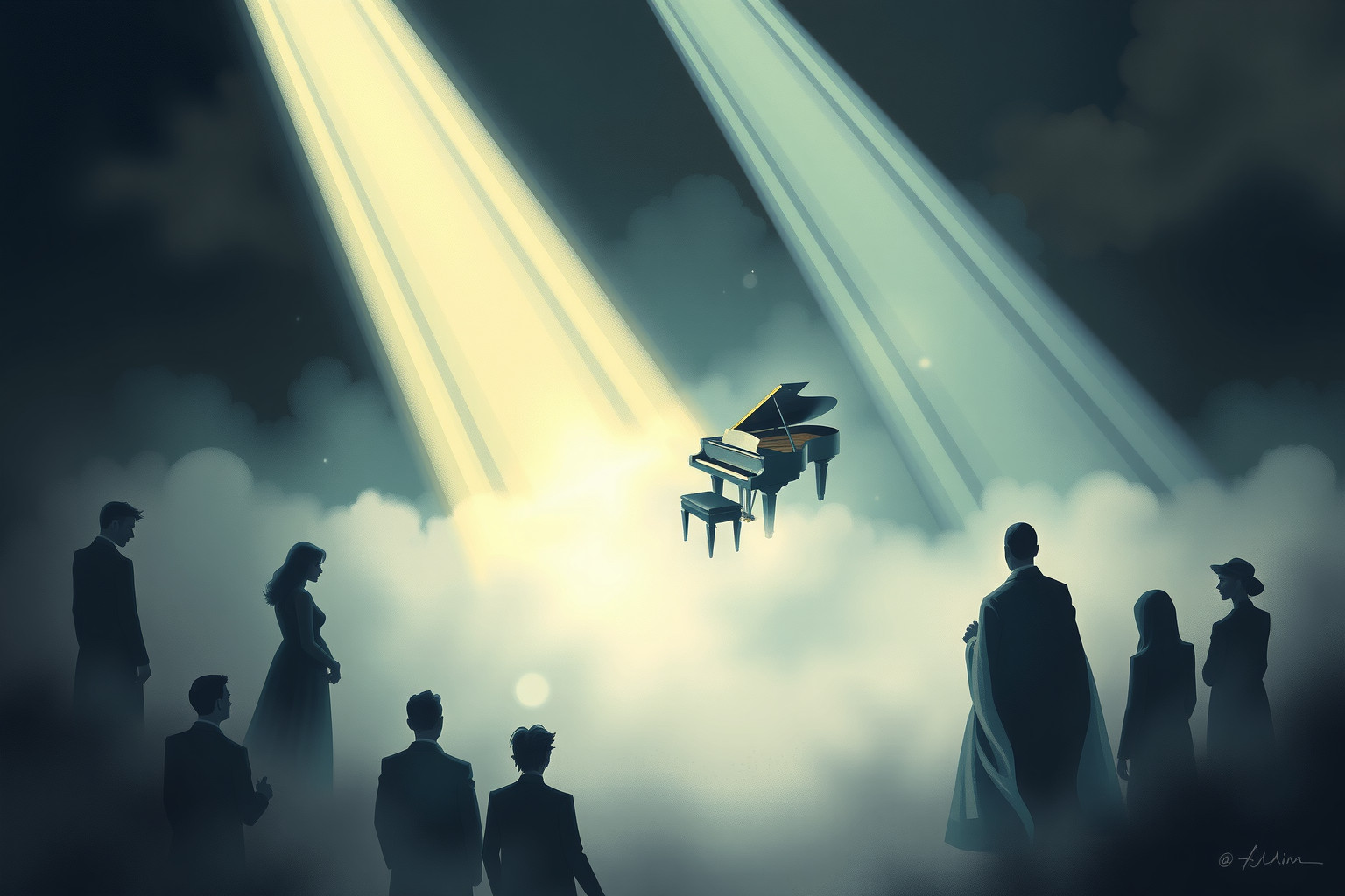 Sognare il conservatorio riflette ansie di successo e paura critica.