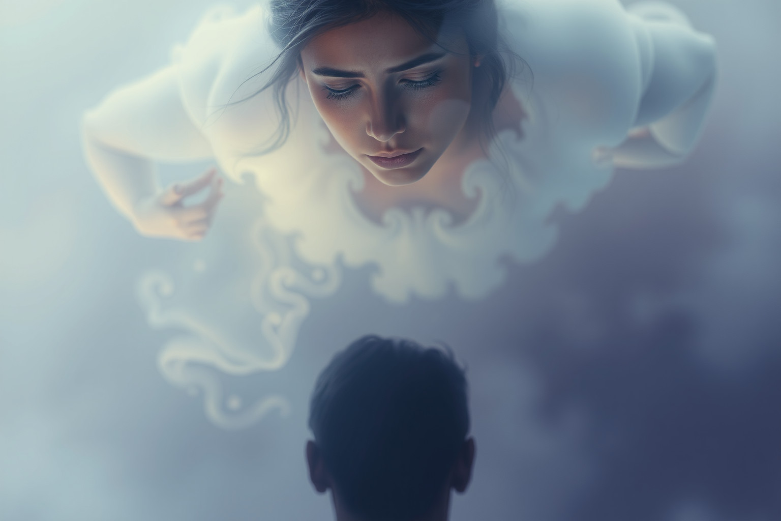 Sognare defunti che disapprovano riflette sensi di colpa nascosti.