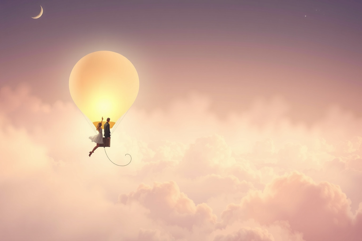 Sognare la mongolfiera simboleggia libertà e nuovi orizzonti condivisi.