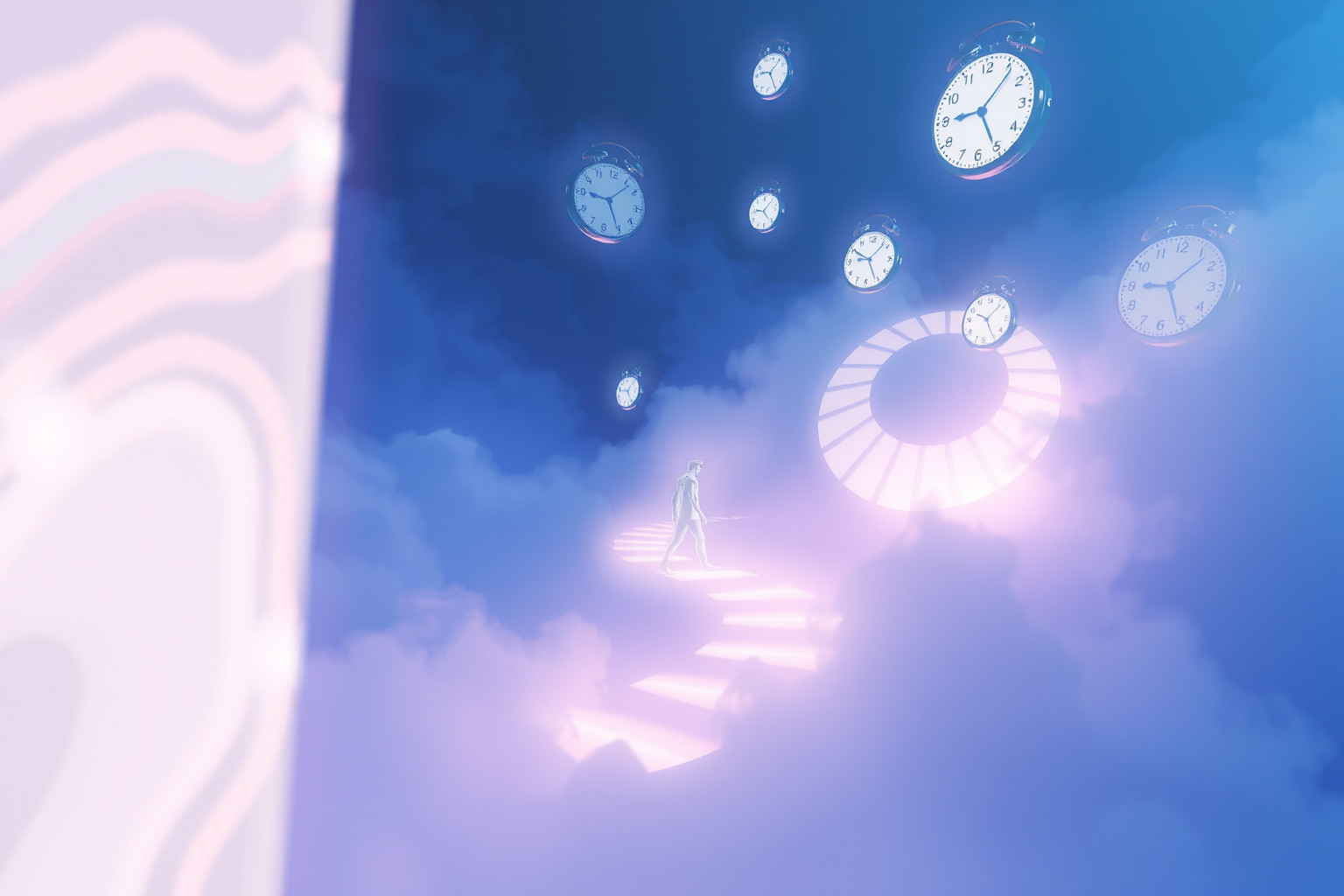 Sognare un loop infinito riflette ansia e paura di cambiamento.