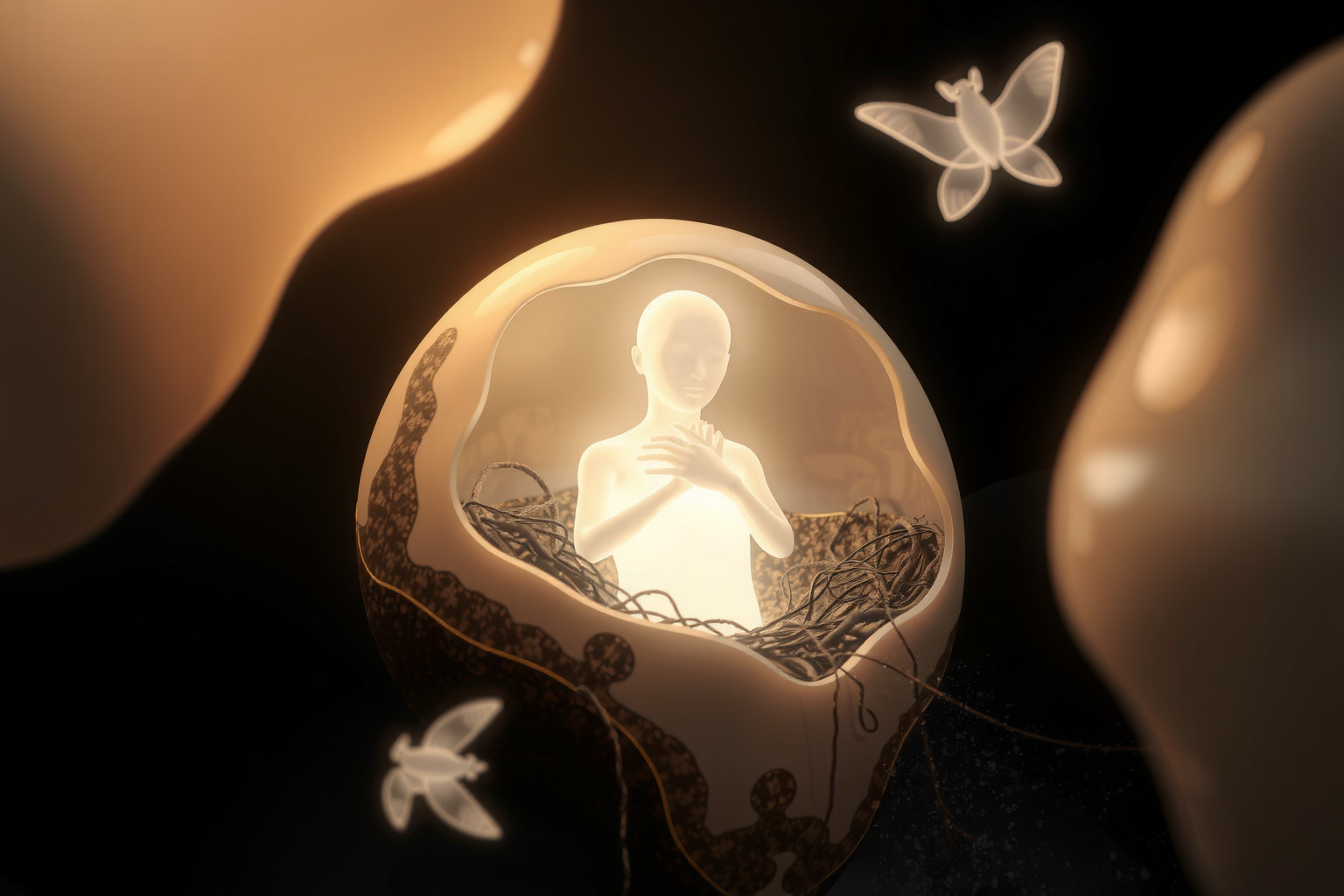 Sognare di essere interrati indica desiderio di protezione e rifugio.