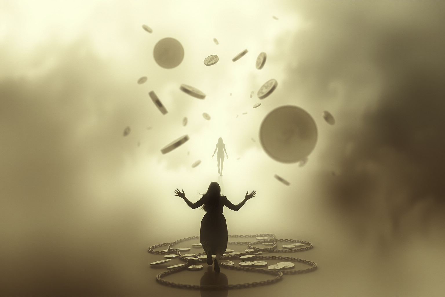 Sognare un avaro perseguitante riflette ansie legate a colpa e paura.