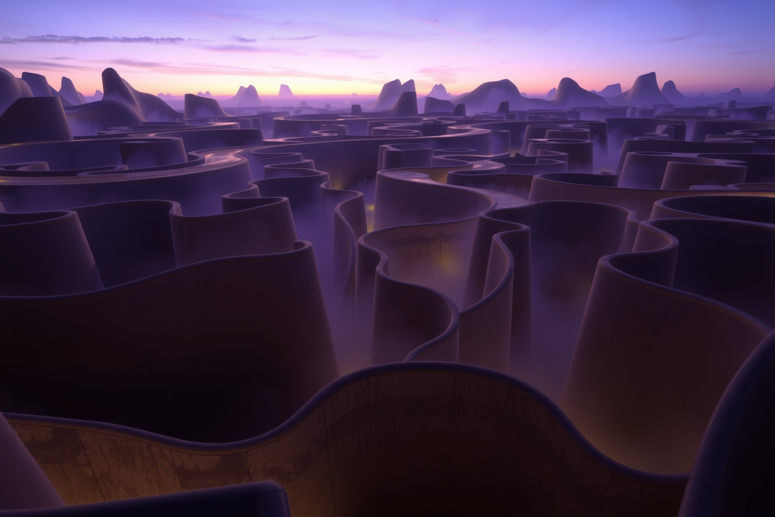 Sognare un labirinto simboleggia confusione e decisioni difficili.