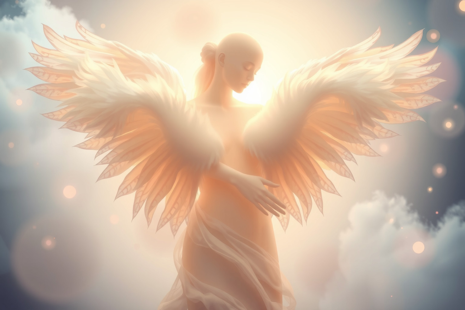 Sognare un angelo custode simboleggia sicurezza e guida spirituale.