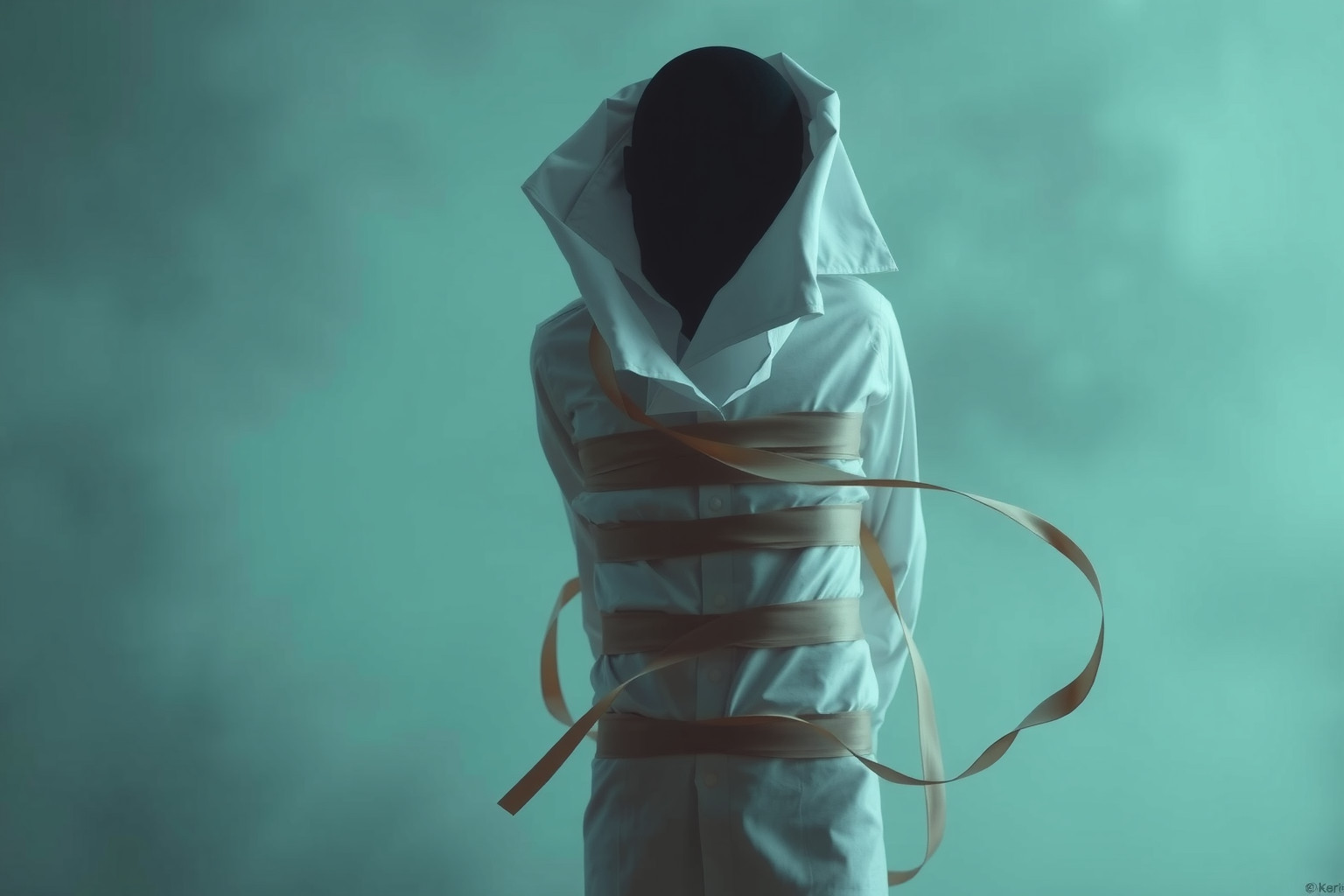 Sognare soffocati da un colletto indica stress e oppressione emotiva.