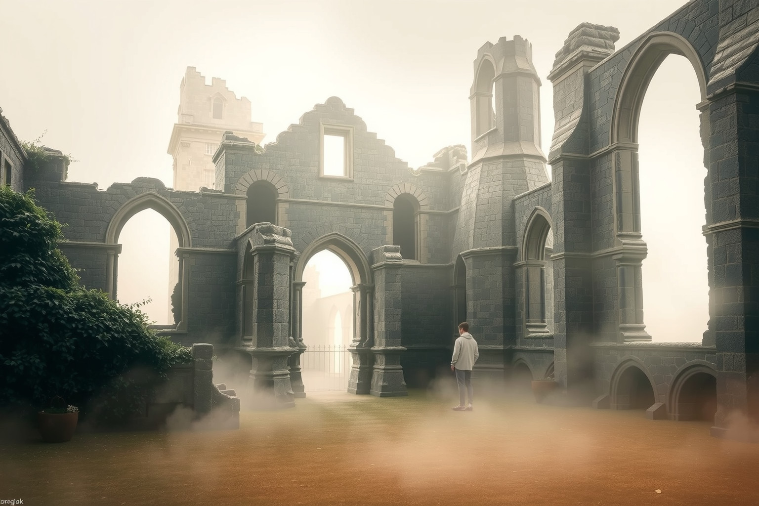 Sognare ruderi di castello simboleggia solitudine e profonda riflessione interiore.