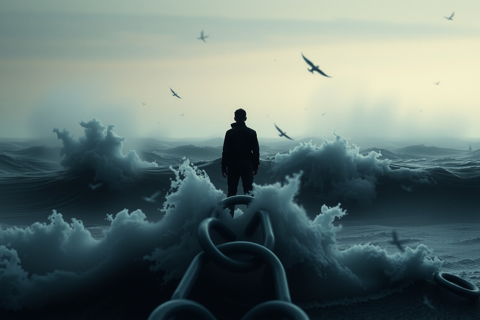 Sognare ammutinamento riflette il desiderio di libertà interiore.