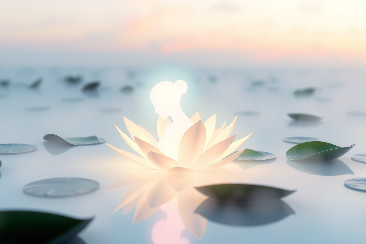 Sognare ninfee simboleggia rinascita e purezza interiore profonda.