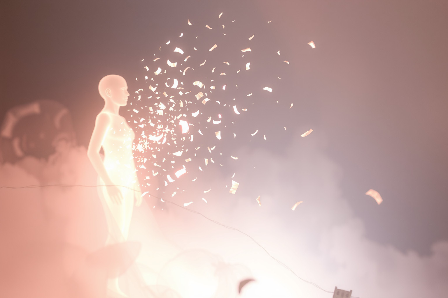 Sognare di gettare via parte di sé simboleggia trasformazione interiore profonda.