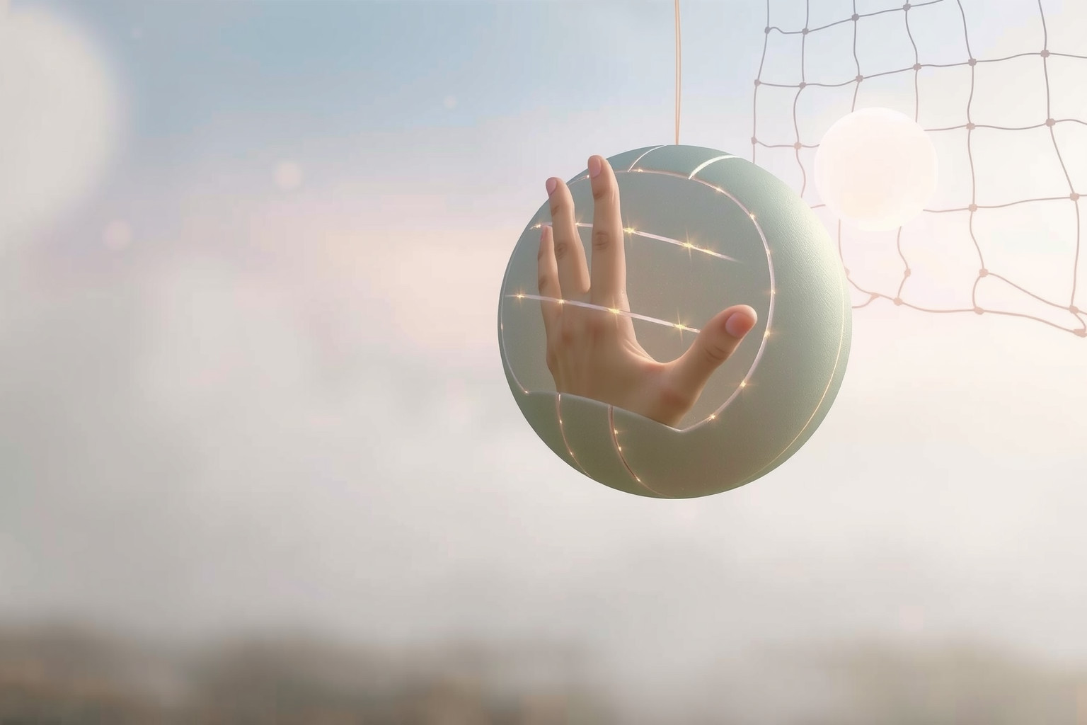 Sognare la rete in pallavolo simboleggia ostacoli e opportunità nascoste.