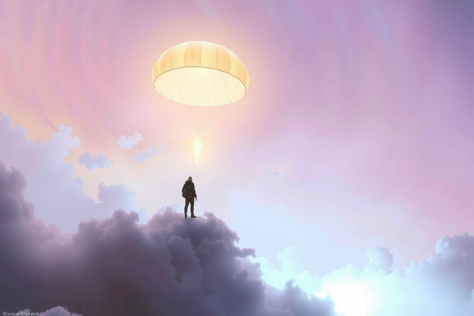 Sognare qualcuno che salta con il paracadute simboleggia fiducia.