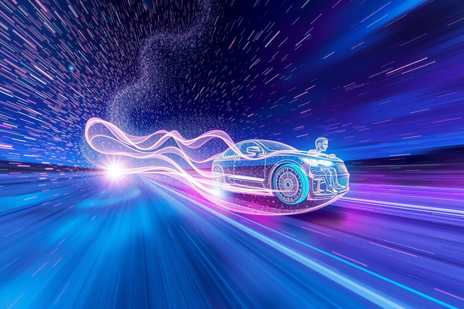 Sognare di guidare veloce senza paura simboleggia coraggio e libertà.