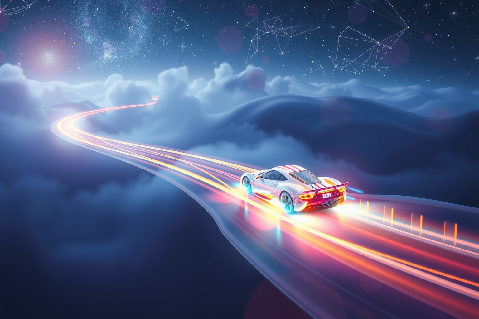 Sognare di guidare un’auto da corsa simboleggia ambizione e velocità.