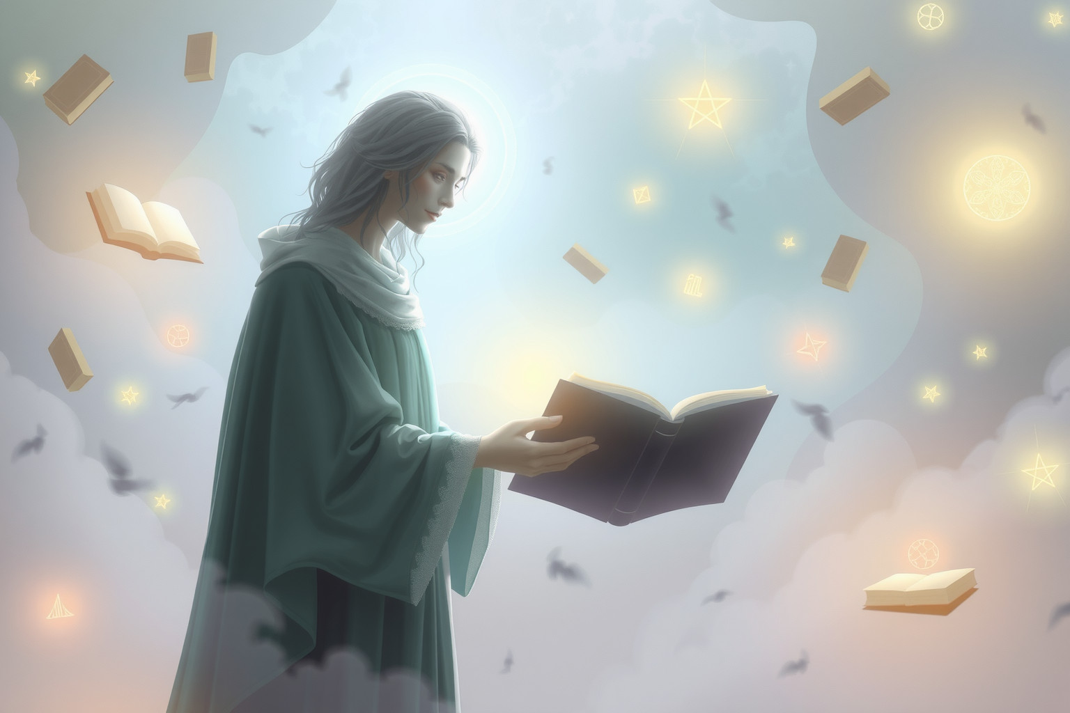 Sognare un mentore simboleggia crescita personale e guida interiore.