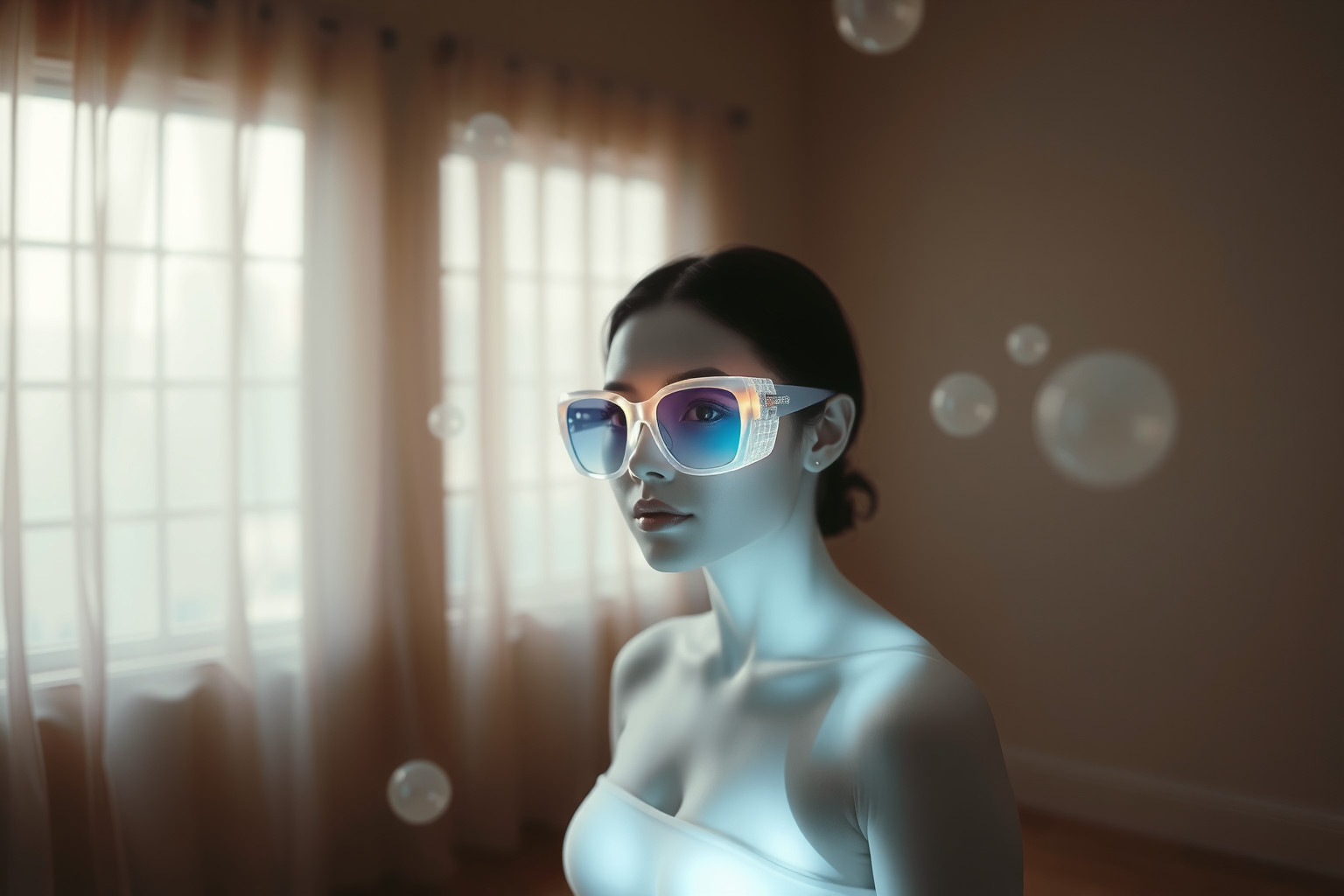 Sognare occhiali da sole al chiuso indica desiderio di nascondere emozioni.