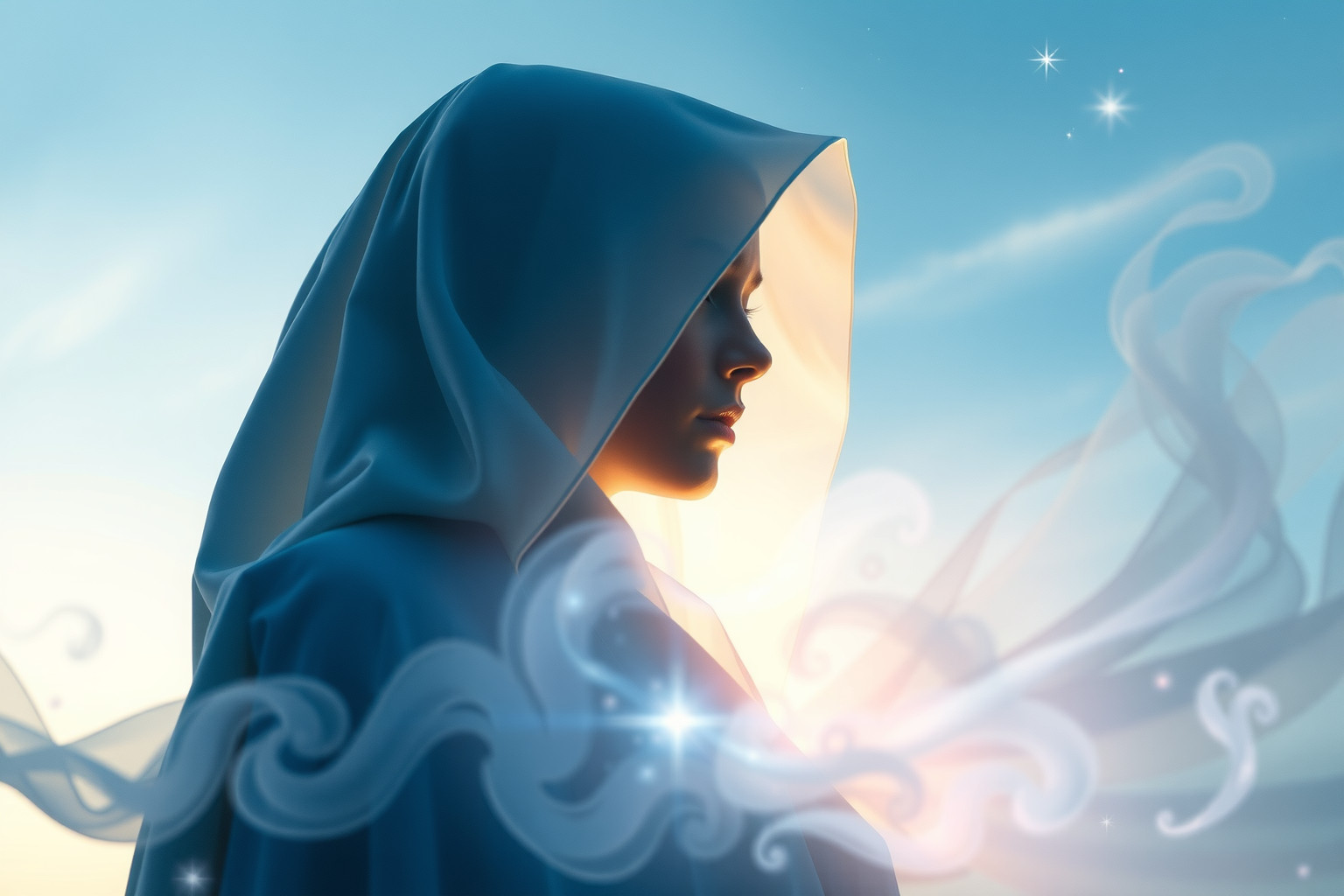 Sognare un cappuccio bianco simboleggia purezza e protezione spirituale.