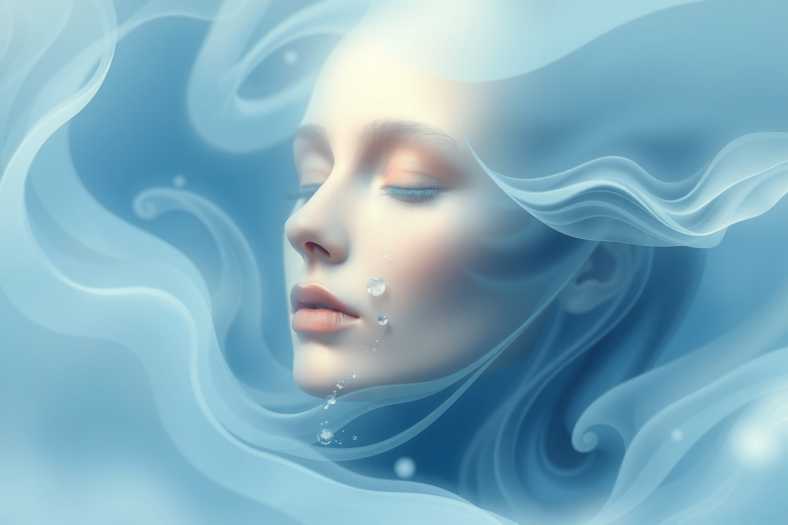 Sognare lacrime indica rilascio emotivo e guarigione interiore profonda.