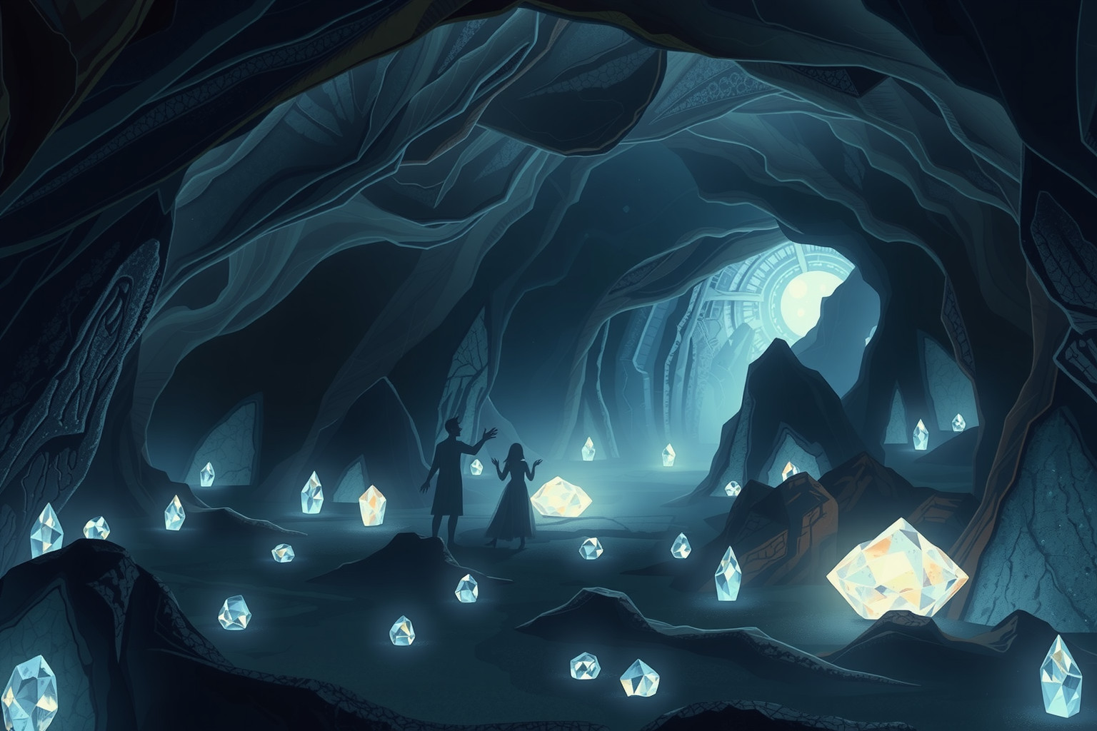 Sognare miniere simboleggia fatica nascosta e ricerca di ricchezza interiore.