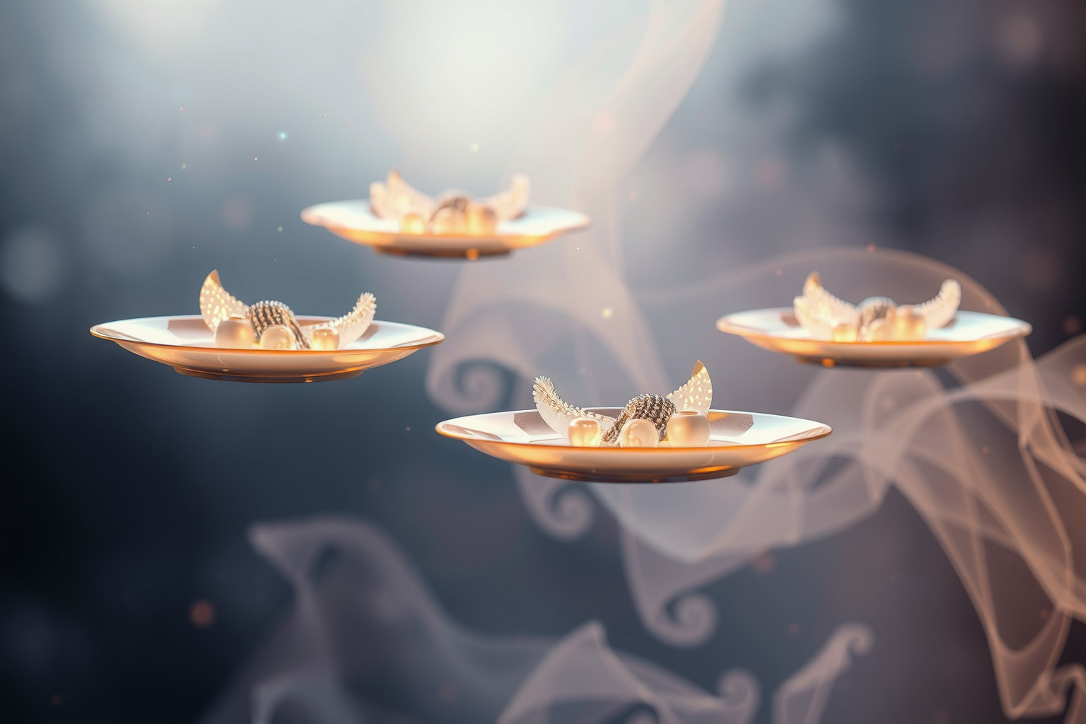 Sognare cibo costoso rivela desiderio di status e riconoscimento sociale.